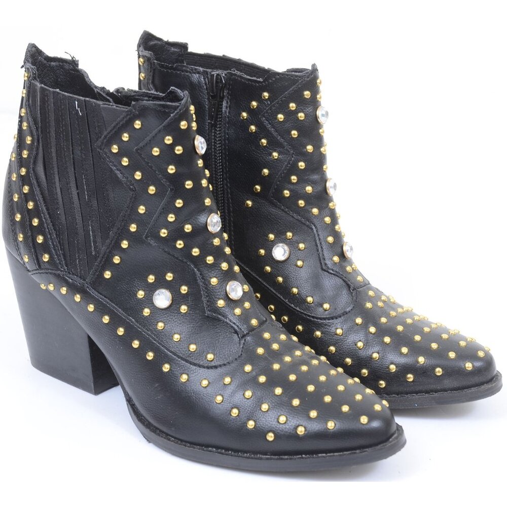 Coconuts By Matisse Women's 7 Jeweled Studs Western Ankle‎ Cowgirl Boot Festival